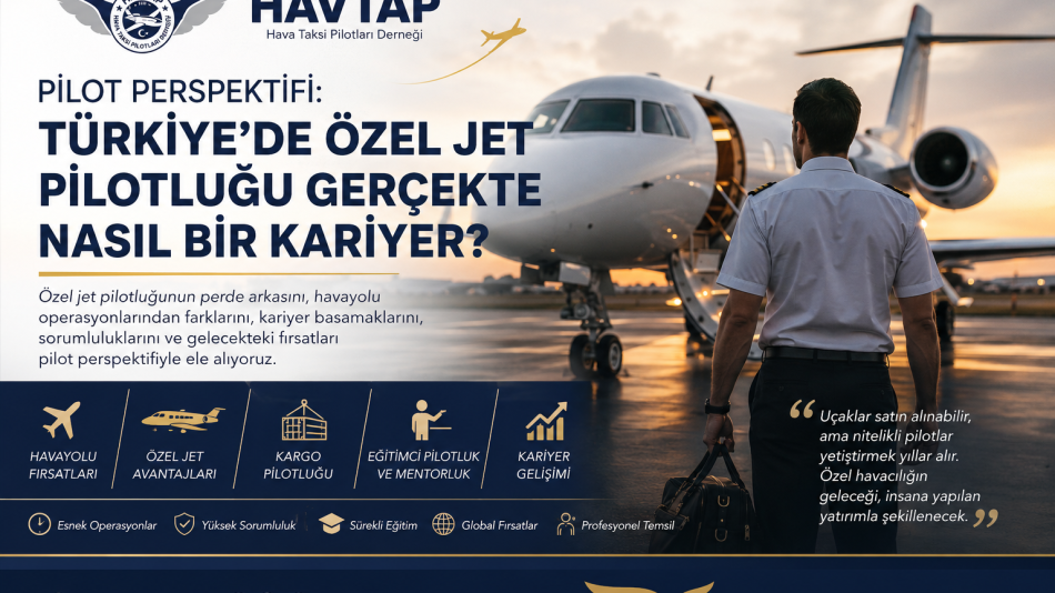 Pilot Perspektifi: Türkiye'de Özel Jet Pilotluğu Gerçekte Nasıl Bir Kariyer?